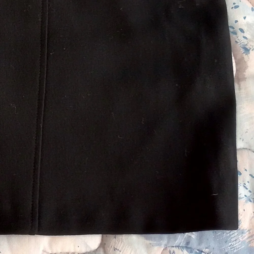 Chanel Boutique vintage black skirt, Clover button,  France